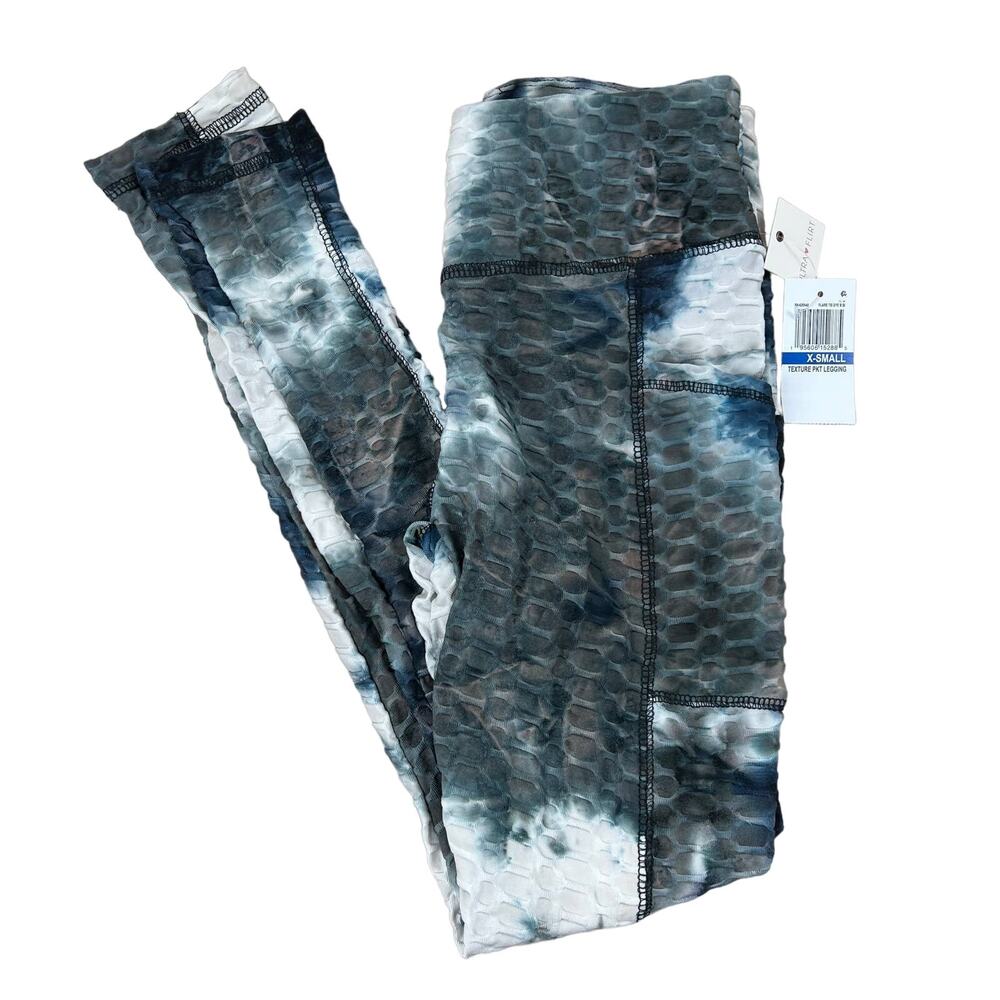 Ultra Flirt Juniors' High-Waist Phone-Pocket Textured Leggings - XS - NWT